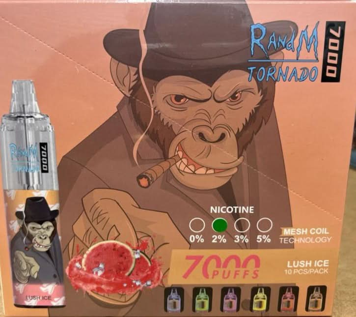 RANDM Tornado 7000 Puffs Disposable Vape-Lush Ice