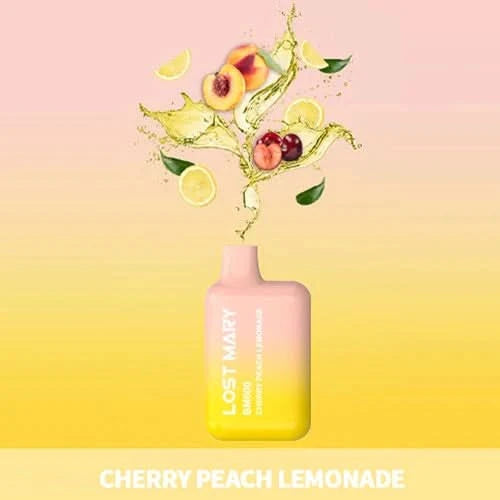 cheery peach lemonade lost mary bm600 disposable vape