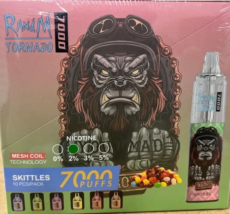 RANDM Tornado 7000 Puffs Disposable Vape-Sklez