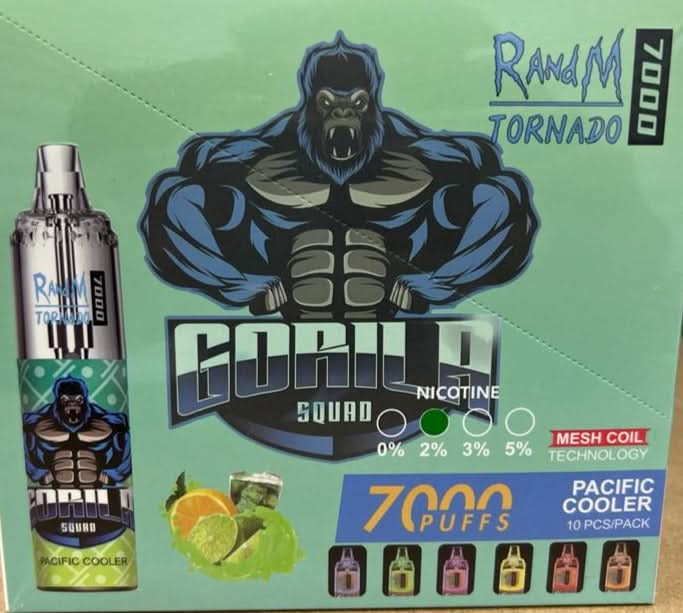 RANDM Tornado 7000 Puffs Disposable Vape-Pacific Cooler