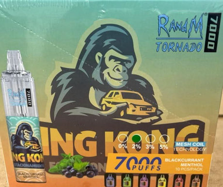 RANDM Tornado 7000 Puffs Vape-Blackcurrant Menthol