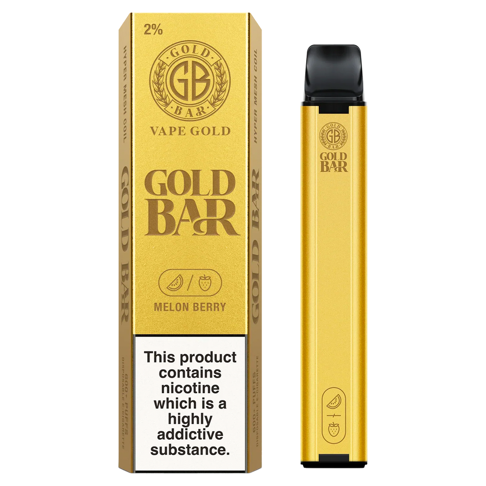 Gold Bar 600 Puffs (Box of 10)