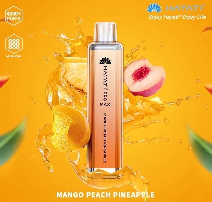 Crystal Pro Max 4000  Disposable Vape - Mango Peach Pineapple