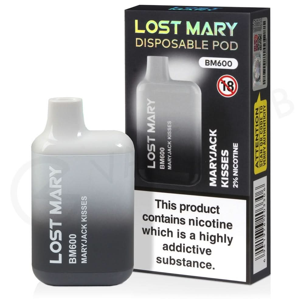 maryjack kisses lost mary bm600 disposable vape