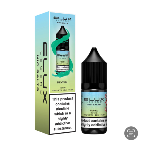 Elux Legend Salts – Menthol – 10ml