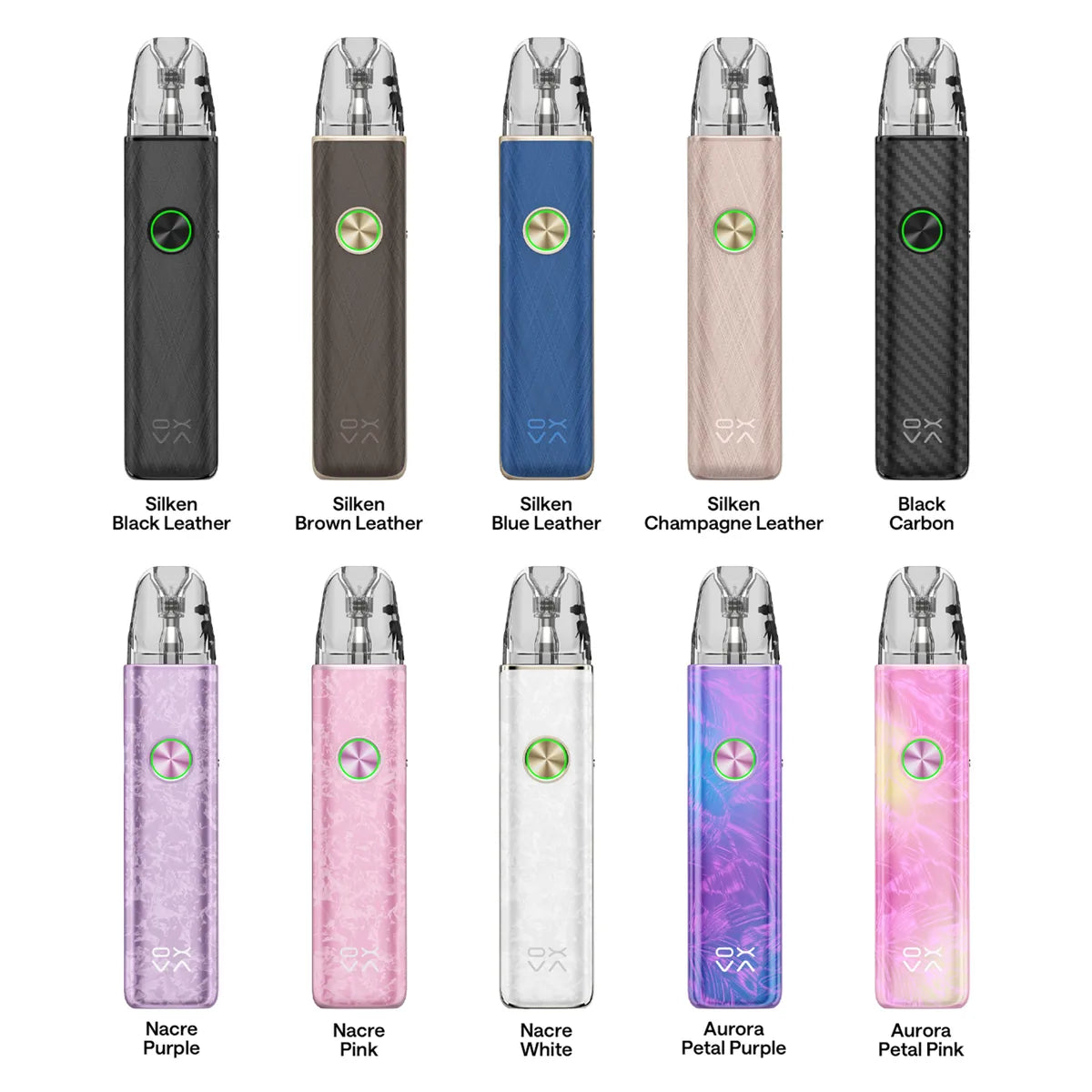 OXVA XLIM 4 pod kit in all ten colours