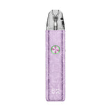 OXVA XLIM 4 pod kit in Nacre Purple, front view with ring-light button