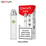 OXVA XLIM 4 UK TPD retail box with nicotine warning