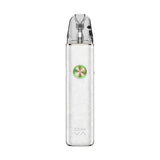 OXVA XLIM 4 pod kit in Nacre White, front view with ring-light button