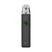 OXVA XLIM 4 pod kit in Silken Black Leather, front view with ring-light button
