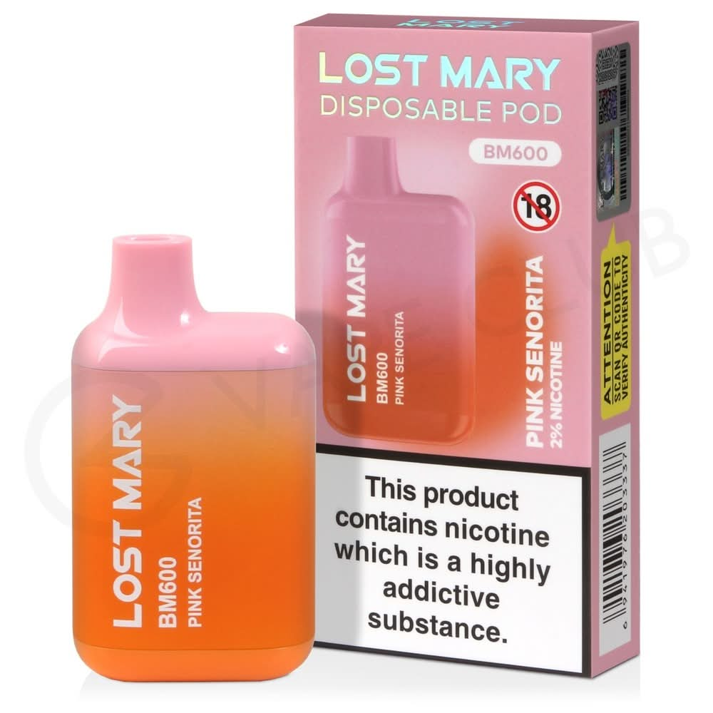 pink senorita lost mary bm600 disposable vape