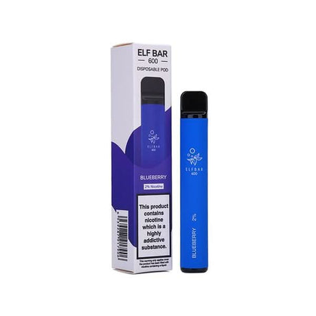 Mad Blue Elf Bar 600 Puffs Vape