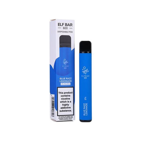 Blue Razz Lemonade Elf Bar 600 Puffs Vape