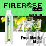 Load image into Gallery viewer, fresh menthol mojito elux firerose ex4500 disposable vape
