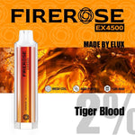 Load image into Gallery viewer, tiger blood elux firerose ex4500 disposable vape
