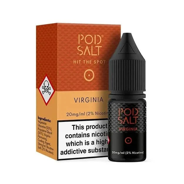 Virginia Nic Salt 20mg E-Liquid By Pod Salt | Buy 2 Get 1 free