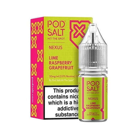 Pod Salt Nexus lime raspberry grapefruit