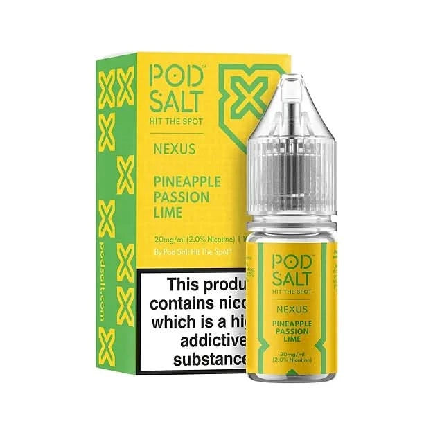 Pineapple Passion Lime Nic Salt Nexus 20mg E-Liquid By Pod Salt | Buy 2 Get 1 free