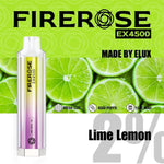 Load image into Gallery viewer, lime lemon elux firerose ex4500 disposable vape
