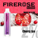 Load image into Gallery viewer, cherry ice elux firerose ex4500 disposable vape
