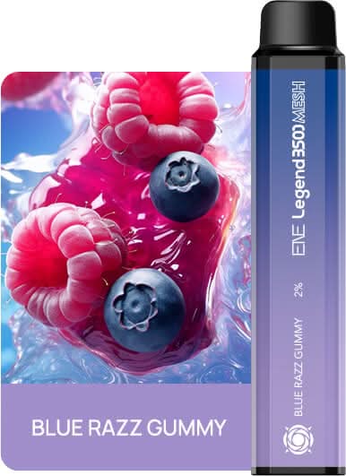 Blue Razz Gummy Elux Legend 3500 MESH | Vape Offers