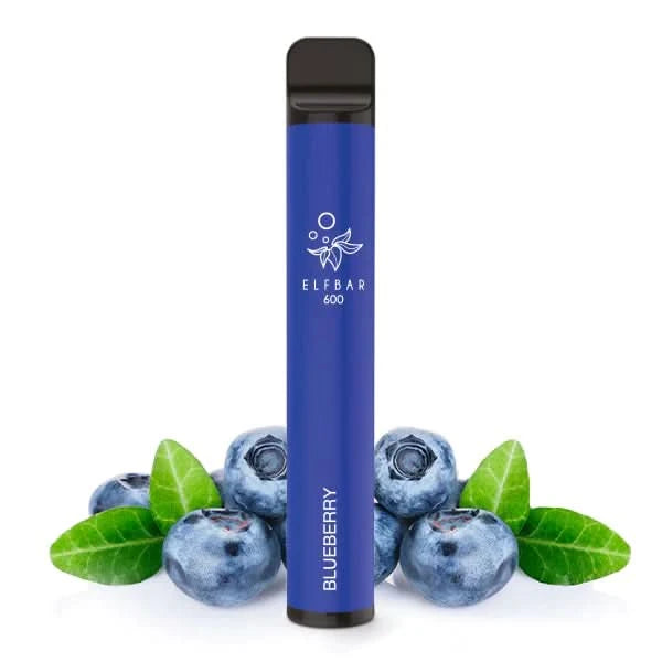 blueberry elf bar 600 puffs  disposable vape