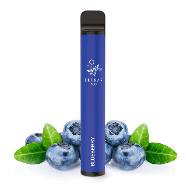blueberry elf bar 600 puffs  disposable vape