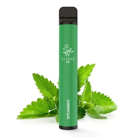 spearmint elf bar 600 puffs vape