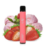 Load image into Gallery viewer, strawberry Snow elf bar 600 puffs  disposable vape
