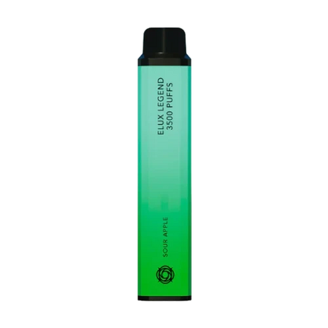 Elux Legend 3500 puffs Sour Apple Flavor Disposable Vape UK