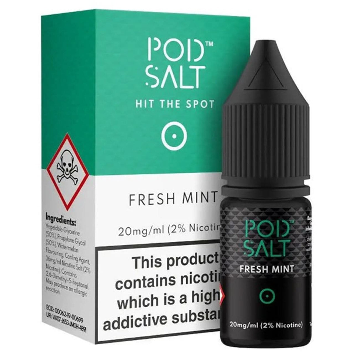 Fresh Mint Nic Salt 20mg E-Liquid By Pod Salt | Buy 2 Get 1 free
