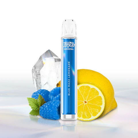 IVG Crystal Bar 600 Puffs Blue Razz Lemonade Disposable Vape UK