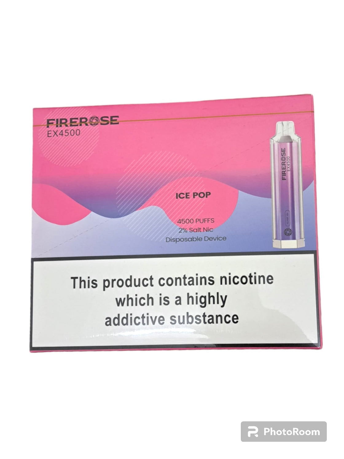 ice pop elux firerose ex4500 disposable vape