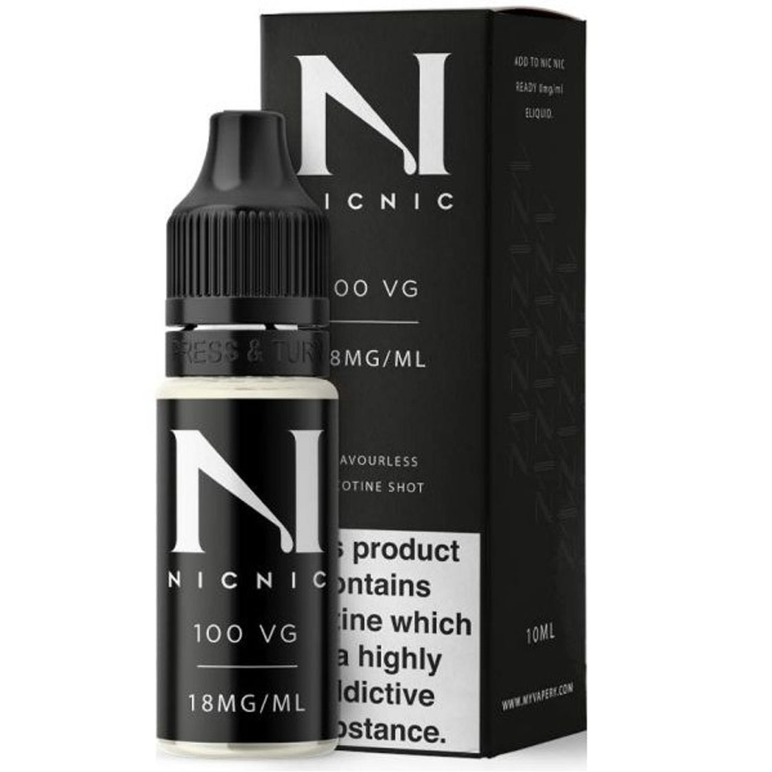 NIC NIC 100VG Nicotine Shot BY NIC NIC