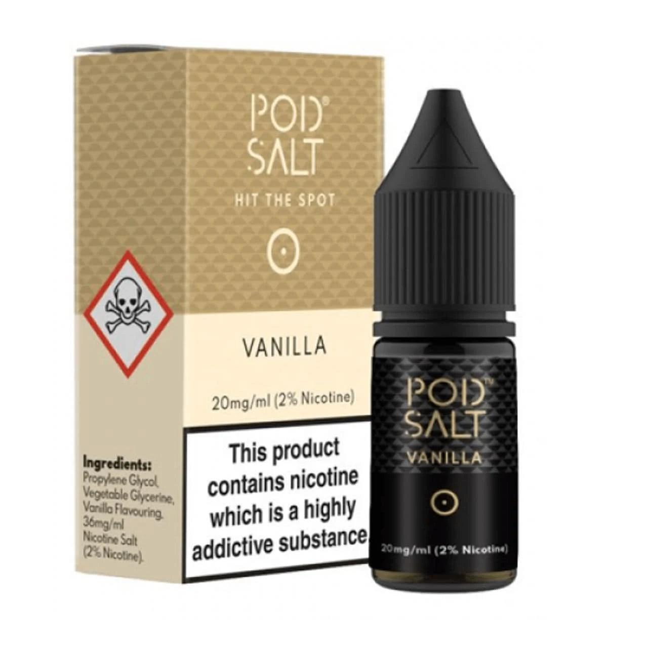 Vanilla Nic Salt 20mg E-Liquid By Pod Salt | Buy 2 Get 1 free 