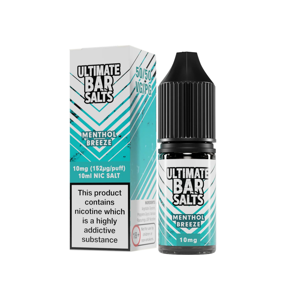 Menthol Breeze E-Liquid By Ultimate Bar Salts | Buy 2 Get 1 free 