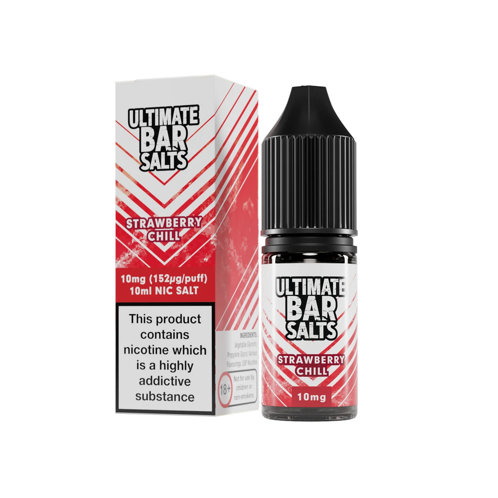 Strawberry Chill E-Liquid By Ultimate Bar Salts | Buy 2 Get 1 free 