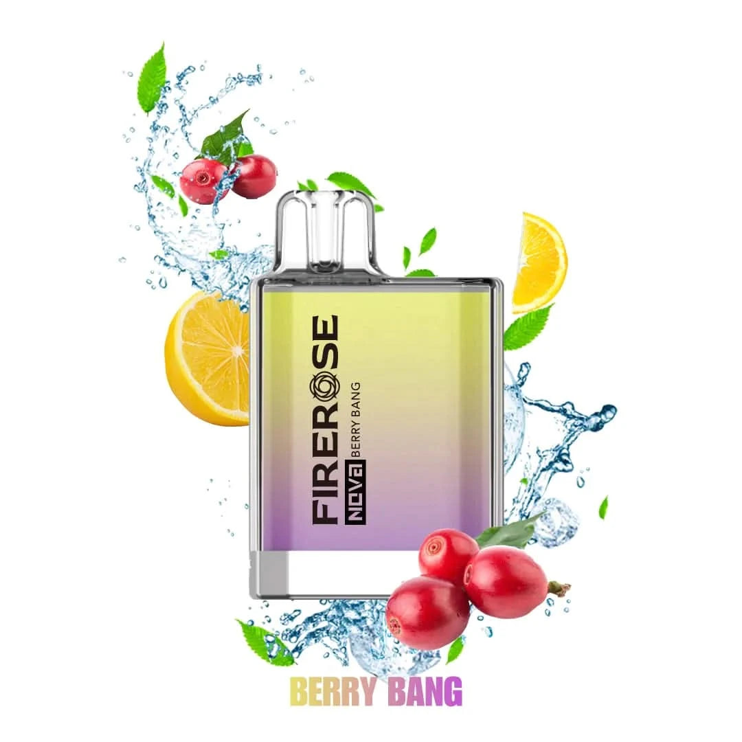 berry bang  elux firerose nova 600 puffs