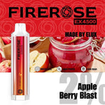 Load image into Gallery viewer, apple berry blast elux firerose ex4500 disposable vape
