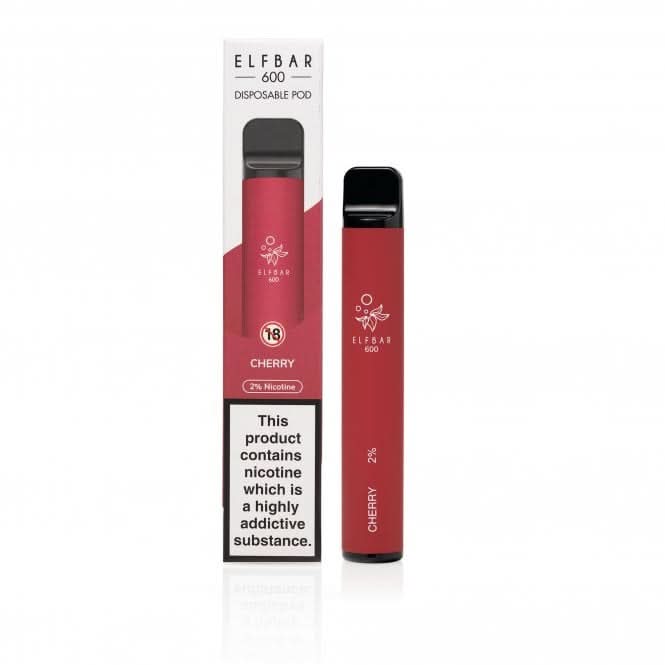 Cherry Elf Bar 600 Puffs Vape