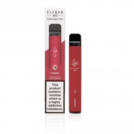 Cherry Elf Bar 600 Puffs Vape