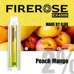 Load image into Gallery viewer, peach mango elux firerose ex4500 disposable vape
