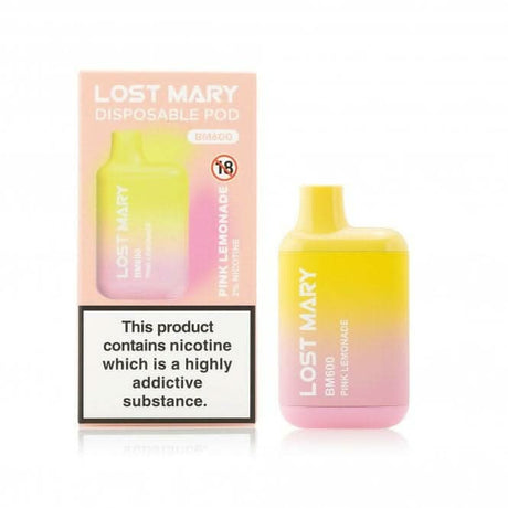 Pink Lemonade Lost Mary BM600 Vape