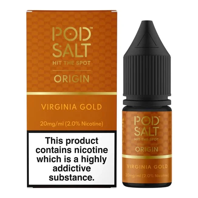 Virginia Gold Nic Salt 20mg E-Liquid By Pod Salt Origin | Buy 2 Get 1 free