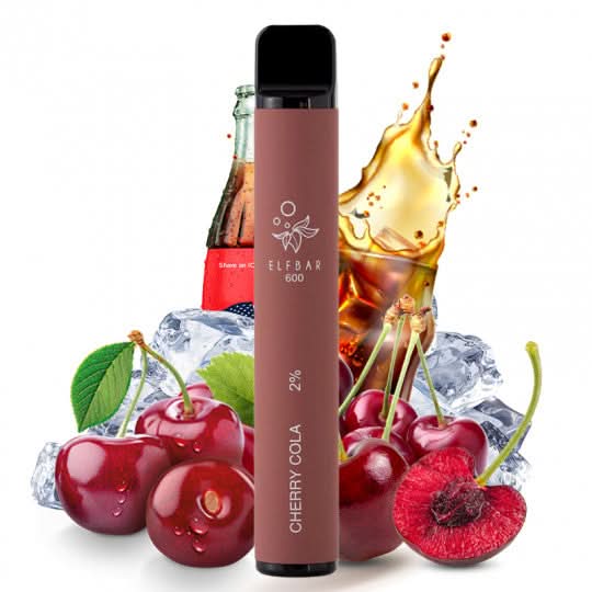 cherry cola elf bar 600 puffs  vape